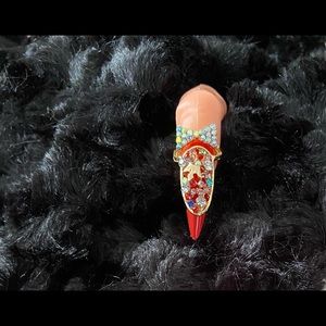 Costume nail jewelry rings. Enhance your manicure. One size some are adjustable